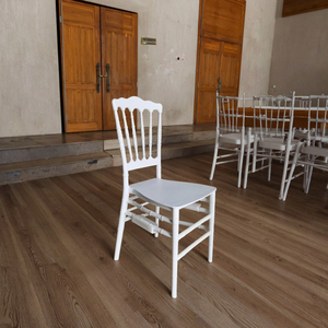 Silla Napoleón <span class=keywords><strong>de</strong></span> Plástico PP Blanca, Económica y Resistente, <span class=keywords><strong>para</strong></span> Alquiler <span class=keywords><strong>de</strong></span> <span class=keywords><strong>Eventos</strong></span>, Portátil, <span class=keywords><strong>para</strong></span> Uso en Exteriores - Product Image 4