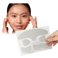 Masque facial hydrocolloïde pour l'acné, 5 grands patchs de boutons pour les éruptions de Zit sur le nez, le menton, le front-respectueux des végétaliens