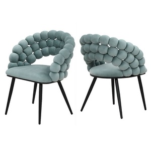 Silla de Ocio Moderna Tapizada en Terciopelo de Lujo con Patas de Metal para el Hogar, Oficina, Sala de Estar, Dormitorio y Comedor - Product Image 5