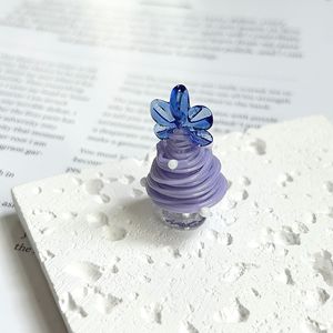 Pendentif Arbre de Noël en Verre Émaillé Coloré, Collier en Verre, Cadeau de Noël, Ornement Haut de Gamme de Niche, Cadeau d'Anniversaire, Léger - Product Image 3