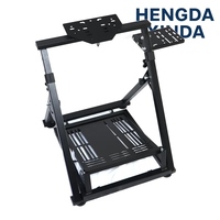 Support de volant pliable compact avec cadre métallique pour configuration de simulation de course