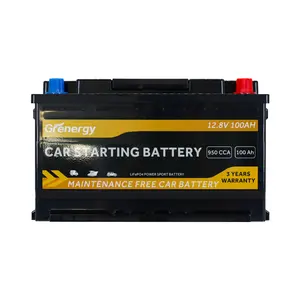 最佳质量可充电锂离子电池12V 100AH汽车启动电池