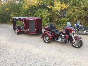 Cercueil mobile de style moto personnalisé pour services commémoratifs – Véhicule de défilé funèbre digne - Product Image 6