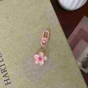 Llavero de flor transparente y colorido, bonito colgante de resina con pétalos, dije para bolso estilo Ins y decoración para auriculares, pedidos personalizados al por mayor - Product Image 5