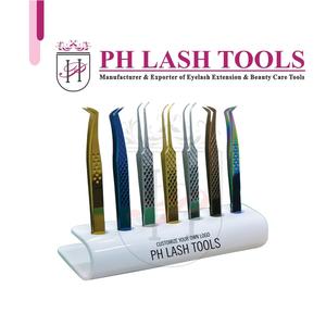 OEM ODM Service Custom Stainless Steel Eyelash Extension Tweezers <b>Desktop</b> Tweezers Display <b>Stand</b> Private Label - Product Image 4