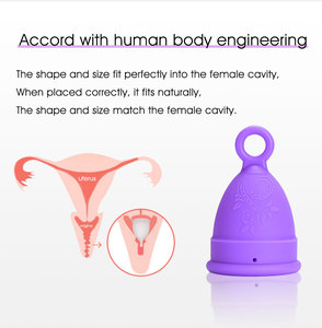 Coupe menstruelle réutilisable en gros, écologique, en <span class=keywords><strong>silicone</strong></span> de qualité médicale, capacité de 20 ml/25 ml - Product Image 3