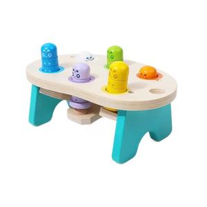 Juego de golpe de <span class=keywords><strong>martillo</strong></span> de madera Juguetes educativos tempranos de madera Juego divertido de madera Whack-a-mole - Product Image 6