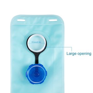 Hidrasyon kesesi 2L sızdırmaz su rezervuar BPA ücretsiz geniş açılış su mesane ile kombine sıvı alımı sırt çantası bisiklet için - Product Image 6
