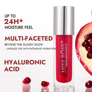 Brillo Labial <span class=keywords><strong>de</strong></span> Marca Privada, 6 Colores Brillantes, Tubo Redondo, Hidratación Profunda, Efecto <span class=keywords><strong>Voluminizador</strong></span>, Maquillaje Cosmético - Product Image 3