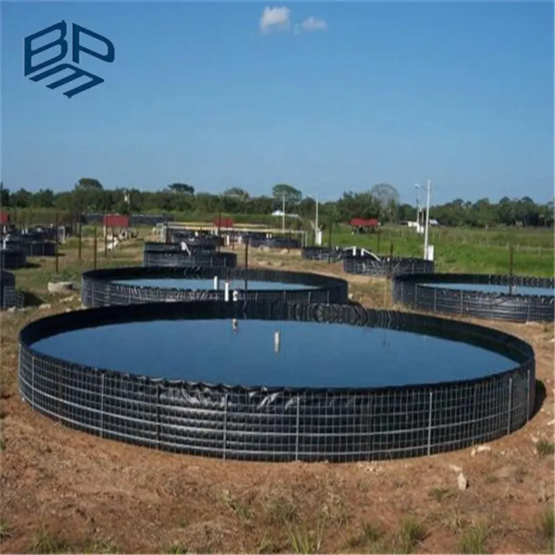 Su ürünleri çiftlik gölet için HDPE geomembran su geçirmez gölet Liner HDPE 3