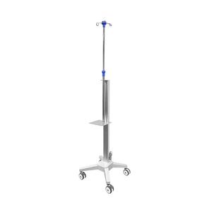 รถเข็นปั๊มแช่โลหะแบบพกพาสำหรับใช้ในโรงพยาบาลพร้อมชั้นแช่ - Product Image 3