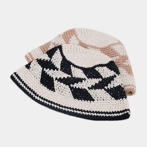 Sombrero de Pescador de Punto de Ganchillo para <span class=keywords><strong>Hombre</strong></span>, Nuevo Modelo 2023, Estilo Moderno de 2 Colores para Uso en Exteriores, Tejido Común al por Mayor - Product Image 2