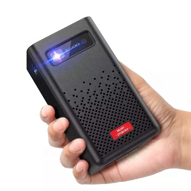 High Quality Indoor Outdoor Android 3D DLP Mini Projector 4K Mobile Phone Mini Projector 4K Portable Projector for Phone