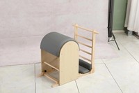Barre de traction murale multifonctionnelle pour Pilates, en acier et bois, pour la maison et le studio