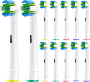 Têtes de brosse de rechange pour brosse à dents électrique, poils doux, compatibles avec plusieurs modèles de brosses à dents - Product Image 2