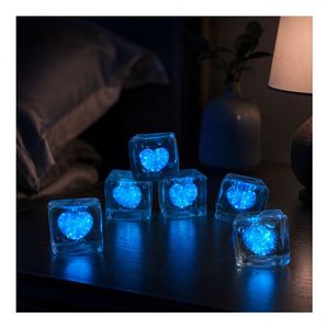 Fast Ship <b>LED</b> Flash Cube Heart Squeeze Toy Soft Squishy Stress <b>Ball</b> Fidget Sensory Kids Adults Gift Supply Distributor - Product Image 6