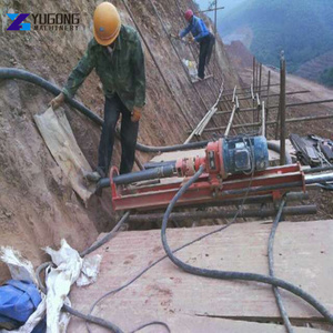 เครื่องเจาะหินแบบพกพาขนาดเล็กราคาประหยัด ใช้ลม แบบหมุน สำหรับงานเจาะเหมืองทอง - Product Image 2