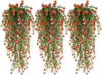 L965 Guirlande de plantes artificielles suspendues, lierre et fougères en plastique, résistantes pour l'extérieur