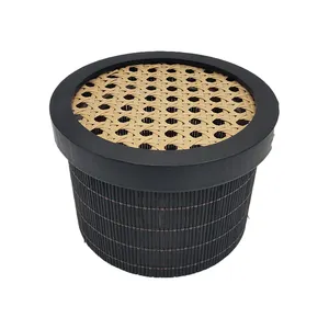 Boîte à pain ronde en bois, conteneurs de <span class=keywords><strong>rangement</strong></span> pour petite <span class=keywords><strong>cuisine</strong></span> boîtes à pain en bambou - Product Image 1