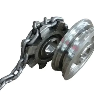 Custom quenched double tooth ball bearing idler sprockets