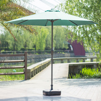 3.5x3.5m parapluie ma banane aluminium marché jardin patio parasol cantilever extérieur avec parapluie rotatif et inclinable