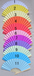 Promotional Gifts Custom Printing Logo Bamboo Wedding Folding Fan High Quality Plain <b>Silk</b> Folding Hand Fan Wedding Fan - Product Image 6