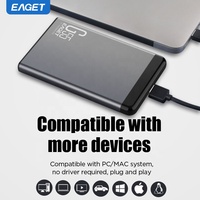 EAGET G55-4 500GB/1TB/2TB HDD Cangkang Logam untuk Laptop untuk Desktop Hard Disk Eksternal Portabel Drive Hard Disk HDD