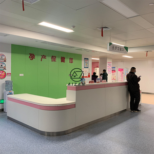 Bàn Tiếp Tân Bề Mặt Rắn Big Bệnh Viện Lớn Phòng Khám Tiếp Tân Bàn Chữ <span class=keywords><strong>U</strong></span> Điề<span class=keywords><strong>u</strong></span> Dưỡng Station - Product Image 4