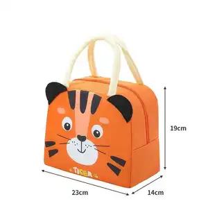 Custom Soft Waterproof Lunch Box Tote Bag Thermal Beach Camping Portable Insulated Picnic Lunch Cooler Bags For Kids