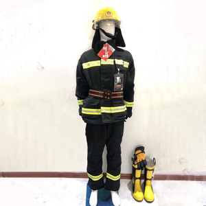 Équipement de lutte contre les incendies en aramide <span class=keywords><strong>4</strong></span> couches EN469 CE Vêtements de <span class=keywords><strong>pompier</strong></span> Combinaison de sécurité Uniforme de <span class=keywords><strong>pompier</strong></span> Ceinture de gants de protection pour casque - Product Image 1