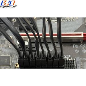 بطاقة توسعة جديدة من المصنع بـ 8 منافذ SATA3 3.0 7PIN إلى محول NGFF <span class=keywords><strong>M</strong></span>.2 NVME <span class=keywords><strong>M</strong></span>-Key لمحركات الأقراص الصلبة - Product Image 6