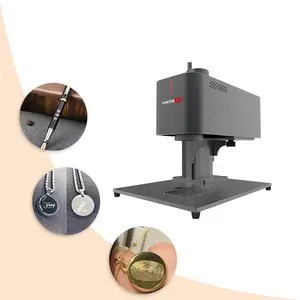 20W Laser Marking Machine Optional Rotary Gold Steel Engraving And Cutting Small 19kg Fiber Laser Marking Machine Metal
