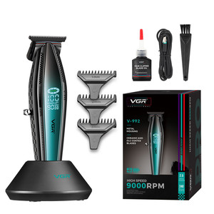 Cortadora de Pelo VGR V-270 con Cuchilla de Cerámica y Motor de 9000 RPM, Recortadora de Pelo Profesional Inalámbrica para Estilistas y Barberos - Product Image 2