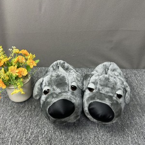 Nuevas y Adorables Zapatillas de Algodón con Diseño de Perro de Peluche de Cabeza Grande, Modelo <span class=keywords><strong>Roxy</strong></span>, Cálidas para Invierno, para Parejas, Regalo de Cumpleaños - Product Image 5