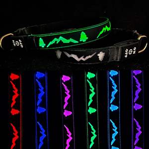 UMIONE, el más nuevo patrón personalizado, diseño 3D, <span class=keywords><strong>Collar</strong></span> de perro <span class=keywords><strong>LED</strong></span>, accesorios de tela para perros para caminar al aire libre nocturno, <span class=keywords><strong>Collar</strong></span> <span class=keywords><strong>LED</strong></span> para mascotas iluminado - Product Image 6