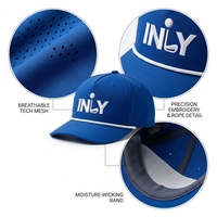 Topi Baseball Snapback Bordir Logo Custom Private Label, Topi Trucker Sport Lari, Topi Golf Kasual 5 Panel Anti Air yang Dapat Disesuaikan
