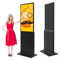 Kiosco LCD Android con Pantalla Táctil Capacitiva de 43 Pulgadas, Señalización Digital de Pie, Gráficos Animados HD, Póster Digital, Señalización de Caminos