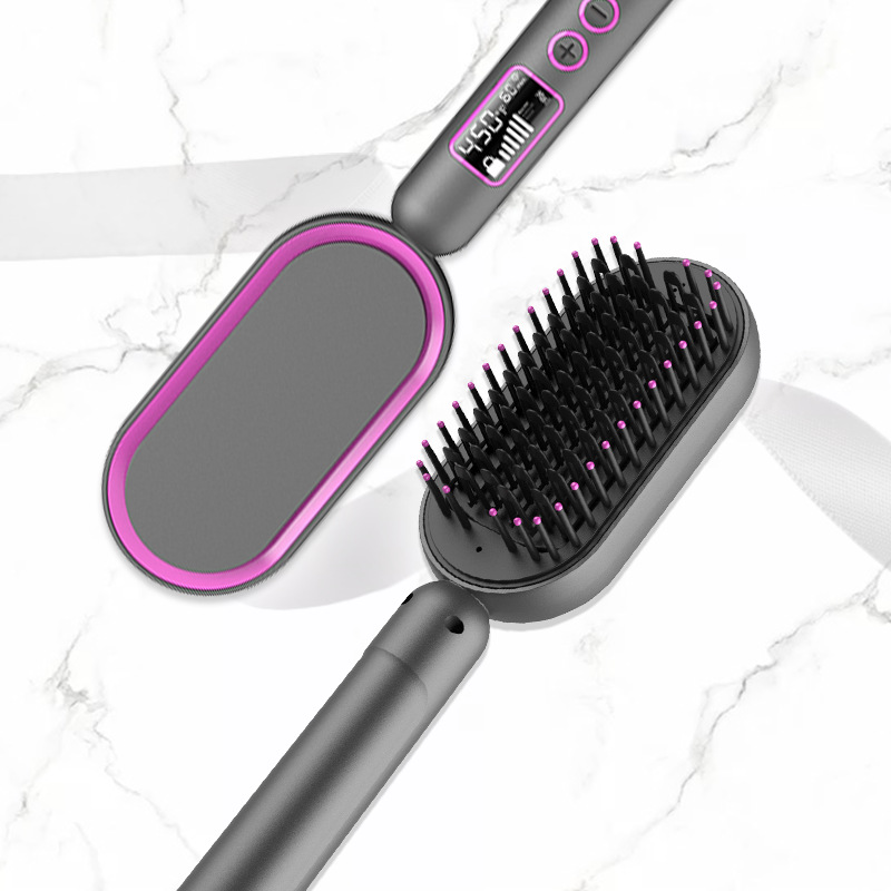 Профессиональная многофункциональная расческа BELEN с ЖК-экраном для выпрямления волос, плойка и расческа для сушки