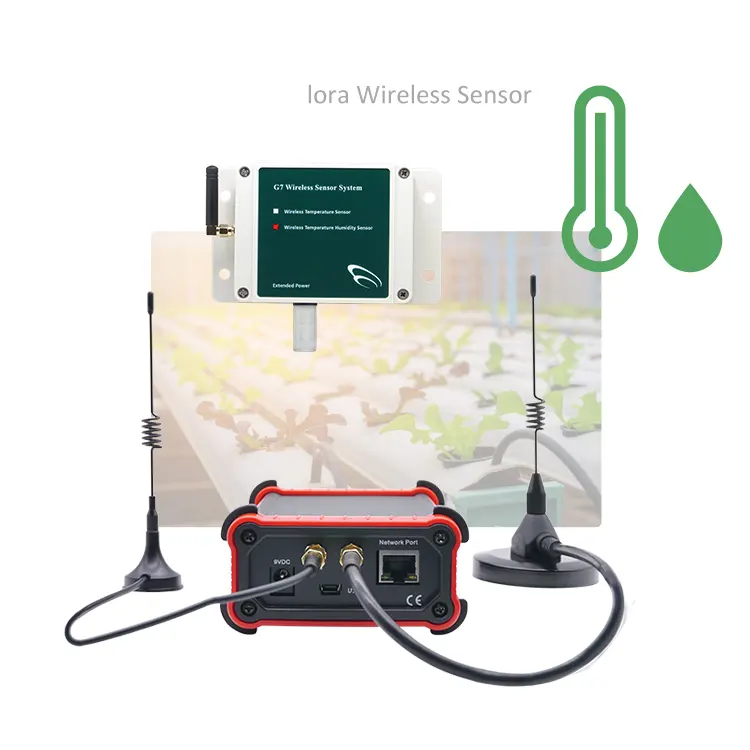 Lora Draadloze Lora Kas Controller Sensoren Lora Alarm Alarm Temperatuur En Vochtigheid Testkamer Voor Slimme Landbouw