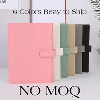 Etsy Ins FB TK Hot New 35MM 6 Ring-Size A5 Pebble Grain Leather Budget Binder Wallet Fly Leaf Dashboard Insert para cuadernos
