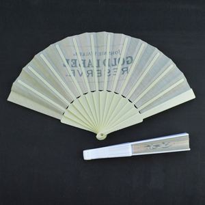Éventail pliant personnalisé en tissu avec poignée en plastique, écologique, fait main, de haute qualité, avec logo imprimé sur mesure, vente en gros - Product Image 2