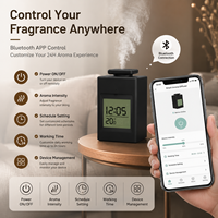 Diffuseur d'huiles essentielles avec détection d'huile infrarouge et écran tactile, rappel de recharge automatique, veilleuse pour diffuseur d'arôme domestique