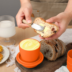 Mantequillera de Cerámica y Silicona de Diseño Europeo, Cuchillo Duradero, Accesorio Ecológico para Cocina, Venta Caliente, Accesorio para Uso Alimentario - Product Image 6