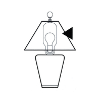 Harpe porte-lampes réglables 8 en, support de lampe, adaptateur pour la plupart des lampes, Style réglable 3/8 E14,E26,E27