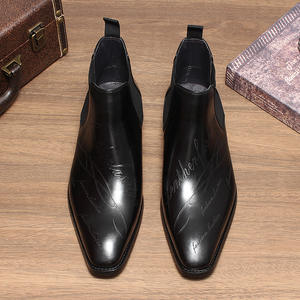 Zapatos de Cuero Calado - Zapatos Brogue de Plataforma para Hombre de Cuero Genuino con Suela Gruesa - Zapatos Casuales Transpirables para Hombre - Product Image 5