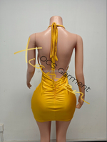 Ocstrade robe d'anniversaire courte bling doré à strass vente en gros robes de club de luxe sexy à cordon de serrage grande taille pour femmes vêtements