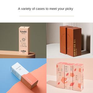 Boîte cadeau pour cosmétiques et gâteaux de lune, en carton <span class=keywords><strong>blanc</strong></span> et en carton ondulé, avec <span class=keywords><strong>flocage</strong></span> et logo imprimé en relief - Product Image 3