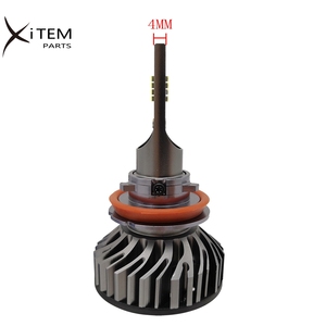 Lampadina <span class=keywords><strong>LED</strong></span> per Fari Auto 12000lm H7 H11 <span class=keywords><strong>H4</strong></span> con Chip F2 ZES, Dimensioni <span class=keywords><strong>Mini</strong></span> e Canbus Integrato - Product Image 2