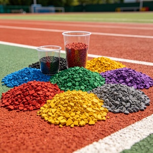 INOLP China Manufactory EPDM Caucho Granulado <b>Rubber</b> Compound Molding Chemical Resistance for <b>Plastic</b> Track Sports Field - Product Image 6
