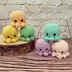 Gran oferta, <span class=keywords><strong>pulpo</strong></span> <span class=keywords><strong>de</strong></span> <span class=keywords><strong>ganchillo</strong></span> hecho a mano colorido <span class=keywords><strong>para</strong></span> niños, regalos, <span class=keywords><strong>pulpo</strong></span> <span class=keywords><strong>de</strong></span> algodón 100%, animales marinos <span class=keywords><strong>de</strong></span> <span class=keywords><strong>ganchillo</strong></span>, juguetes sonajeros <span class=keywords><strong>para</strong></span> bebés - Product Image 3
